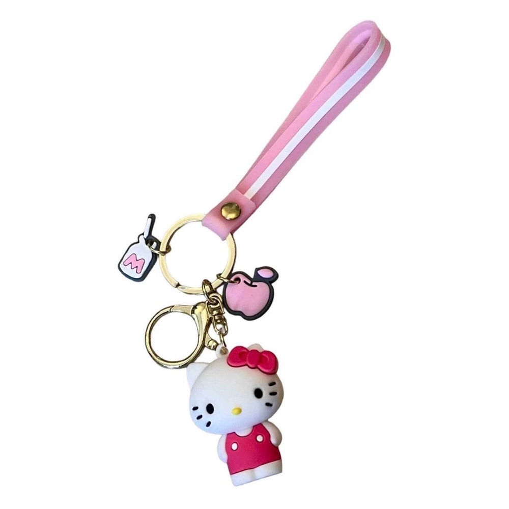 Hello kitty purse clip keychain wrist strap new in package